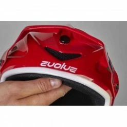 Marque Casque Intégral Evolve® Storm Kid (Rouge Ou Noir) -Équipements BMX Enfant Soldes casque evolve storm 6