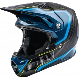 Marque Casque Intégral Fly® Formula Carbon Axon Noir/Bleu/Jaune 1 Marque Casque Intégral Fly® Formula Carbon Axon Noir/Bleu/Jaune