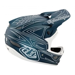 Marque Casque Intégral Troy Lee Design® D3 Fiberlite Spiderstripe - Bleu 2 Marque Casque Intégral Troy Lee Design® D3 Fiberlite Spiderstripe - Bleu – Image 2
