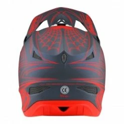 Marque Casque Intégral Troy Lee Design® D3 Fiberlite Spidertripe - Gris/Rouge 6 Marque Casque Intégral Troy Lee Design® D3 Fiberlite Spidertripe - Gris/Rouge -Équipements BMX Enfant Soldes casque integral troy lee design r d3 fiberlite spidertripe gris rouge 2