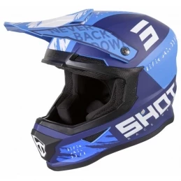 Marque Casque Shot® Furious Draw Blue Matt 1 Marque Casque Shot® Furious Draw Blue Matt