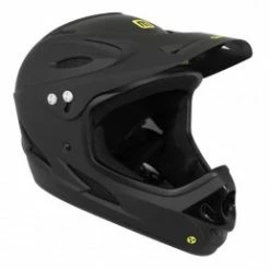Marque Casque Intégral BMX Gist® Fall - Noir/Jaune -Équipements BMX Enfant Soldes casque velo bmx integral fall noir deco jaune taille 57 61cm vendu en boite conforme en1078 3