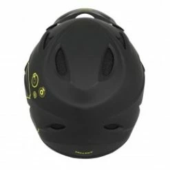 Marque Casque Intégral BMX Gist® Fall - Noir/Jaune -Équipements BMX Enfant Soldes casque velo bmx integral fall noir deco jaune taille 57 61cm vendu en boite conforme en1078 4