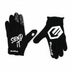 Équipements BMX Enfant Soldes -Équipements BMX Enfant Soldes gants evolve send it kids black white 1