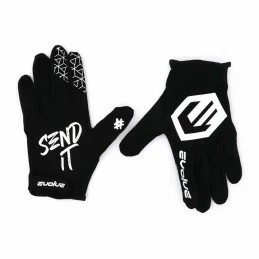 Marque Gants BMX Evolve® Send It KID - Noir/Blanc 2 Marque Gants BMX Evolve® Send It KID - Noir/Blanc – Image 2