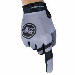 Marque Gants BMX Staystrong® Chevron KID - Gris 3 Marque Gants BMX Staystrong® Chevron KID - Gris – Image 3
