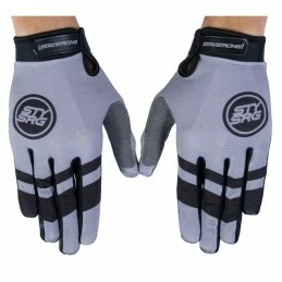 Marque Gants BMX Staystrong® Chevron KID - Gris 1 Marque Gants BMX Staystrong® Chevron KID - Gris