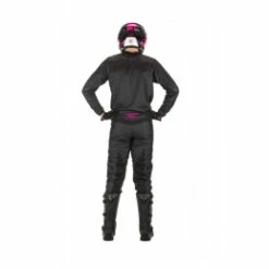 Marque Maillot Fly® F-16 2021 KID - Noir/Rose -Équipements BMX Enfant Soldes maillot fly f 16 2021 noirrose 3