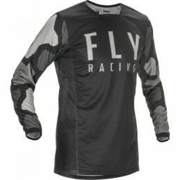 Marque Maillot Fly® Kinetic K221 2021 KID - Noir/Gris 1 Marque Maillot Fly® Kinetic K221 2021 KID - Noir/Gris