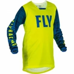 Marque Maillot Fly - Kinetic Wave 2022 - Enfant - BLEU / JAUNE