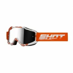 Marque Masque Shot® Iris Jet - Orange/Blanc 1 Marque Masque Shot® Iris Jet - Orange/Blanc