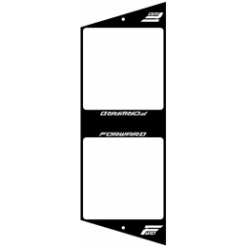 Équipements BMX Enfant Soldes 10 Marque Plaque De Cadre Forward® Xl - Noir