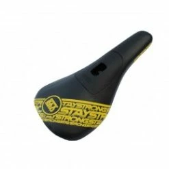 Marque Selle BMX Staystrong® Race Dvsn Plastic - Noir/Jaune